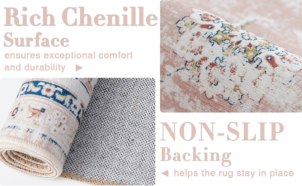 chenille rug