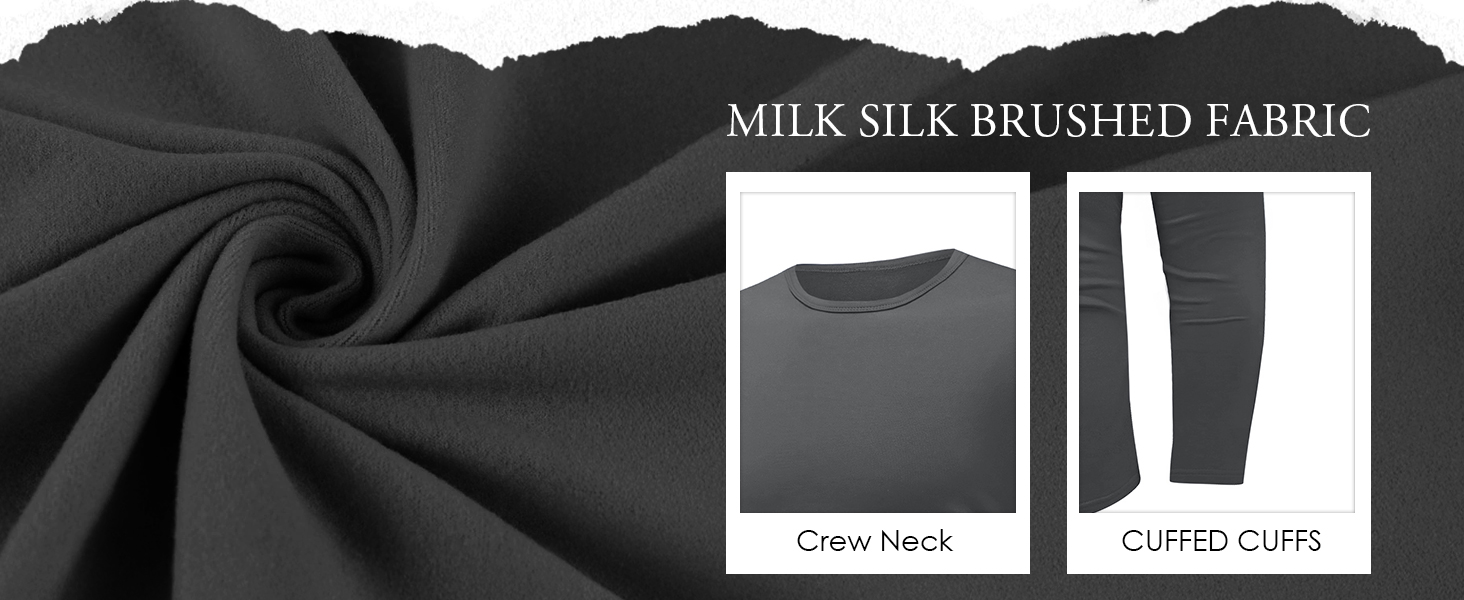 These crew neck long sleeve shirts feature an elastic design