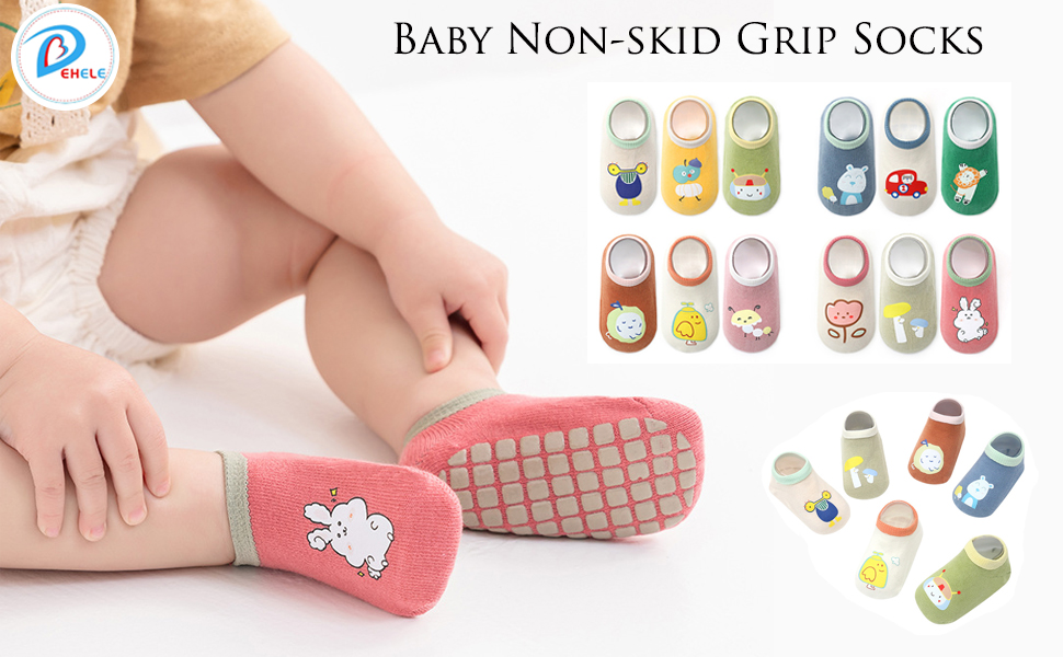 Baby Non-skid Grip Socks