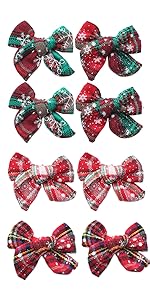 Christmas Hair Bows