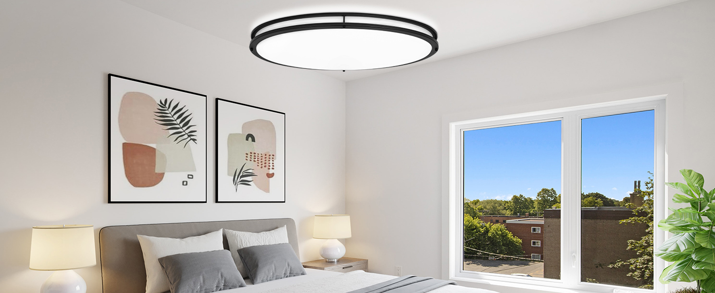 led light fixtures ceiling mount