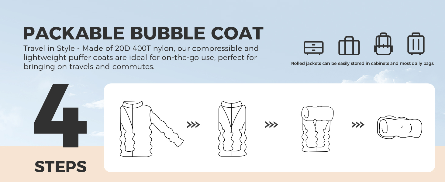 Men's Lightweight Puffer Jacket