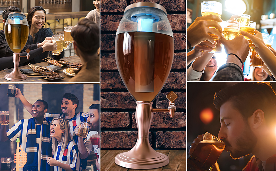 Margarita Beverage Dispenser for Party Gameday Bars