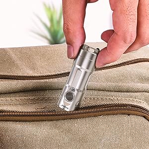 RovyVon S3 Ti Titanium LED Flashlight,1800 Lumen Super