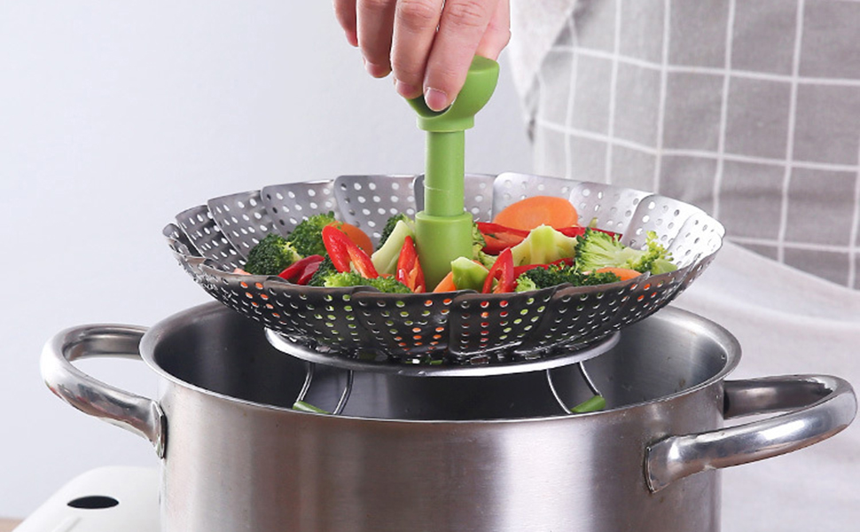 Steamer Basket Stainless Steel Veggie Steamers Basket Amazon.ca Home