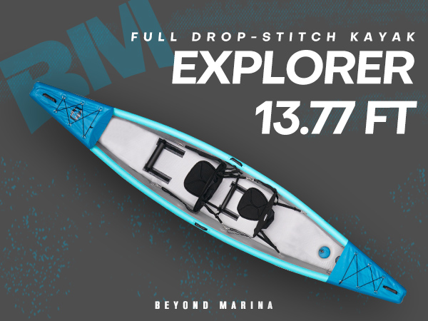 Amazon.com: BEYOND MARINA Inflatable Kayak 2 Person Adult