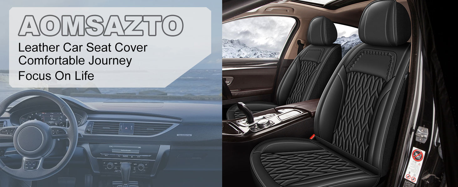 AOMSAZTO Car Seat Cover Custom Fit for Subaru Crosstrek 20162024 Car Seat Cushion
