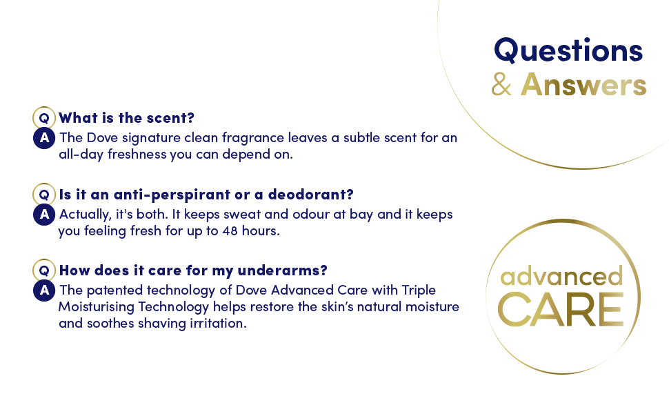 Keeps sweat & odour at bay for 48 hours, subtle scent, helps restore skin's natural moisture