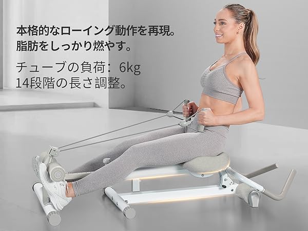 Amazon | 【公式】ワンダーコア 1台4役 ローイングマシン アブ