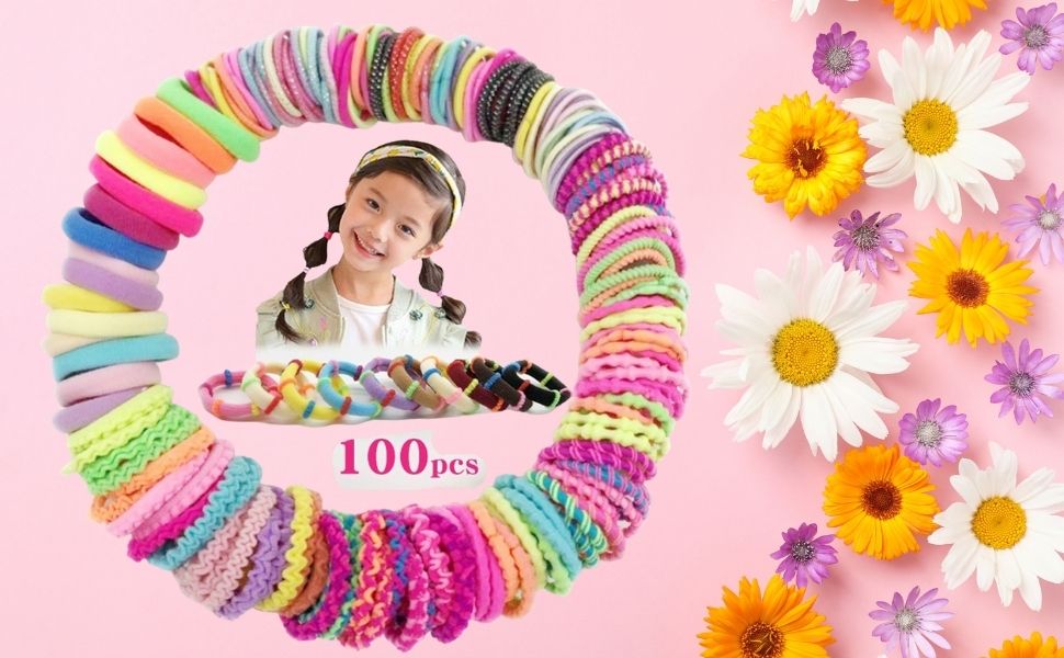 Elastische Haargummis für Mädchen Haarschmuck für Kinder Mädchen
