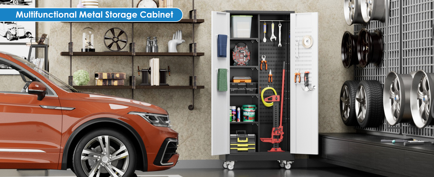 Broom Closet Storage Cabinet