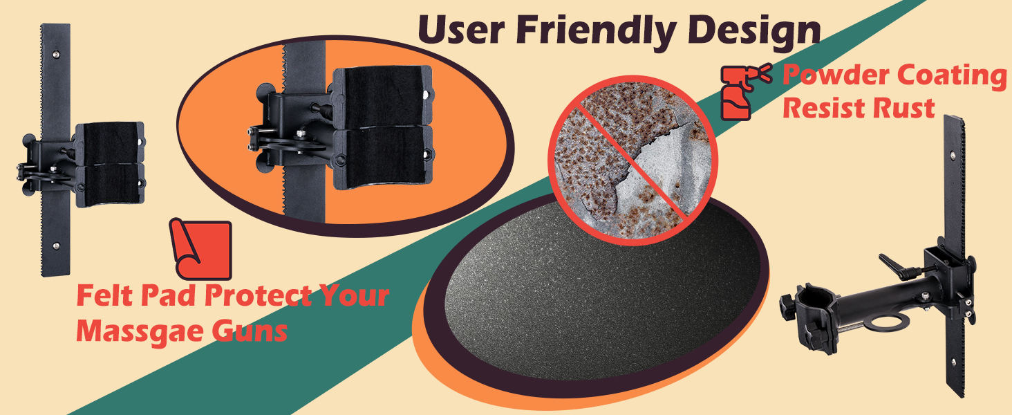 Massage Gun Holder Plus for Back