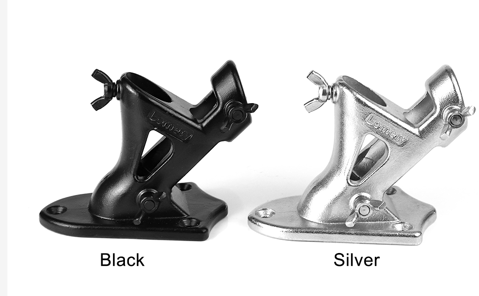LOMETY Heavy Duty Flag Pole Holder Stainless Steel Flag Bracket 1.02" 2