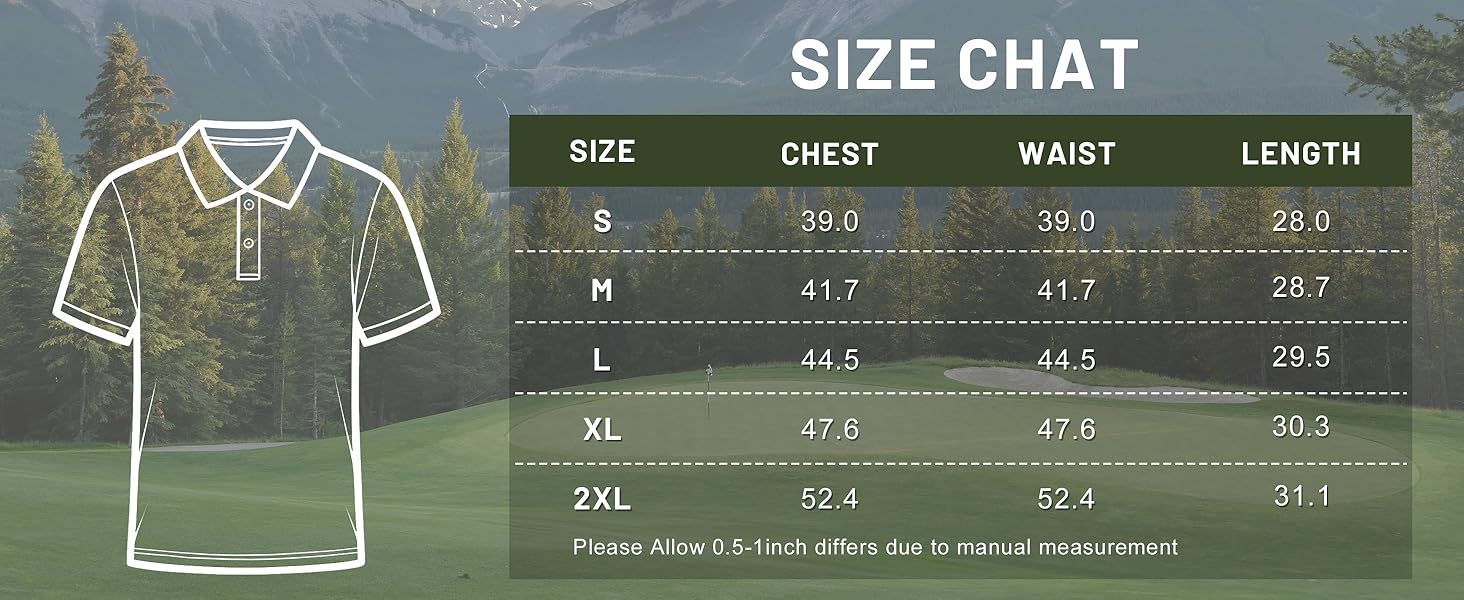golf shirts for men
