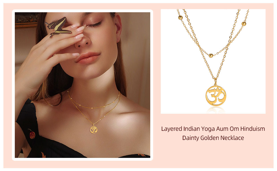 indian aum necklace