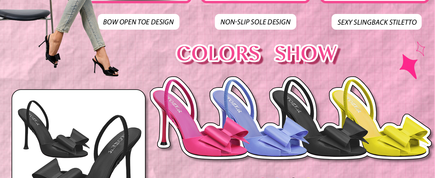 Elegant mules sandals