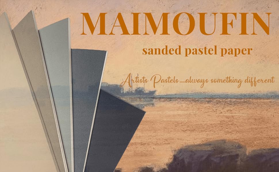 MAIMOUFIN Archival Sanded Pastel Paper for Artists Heavy