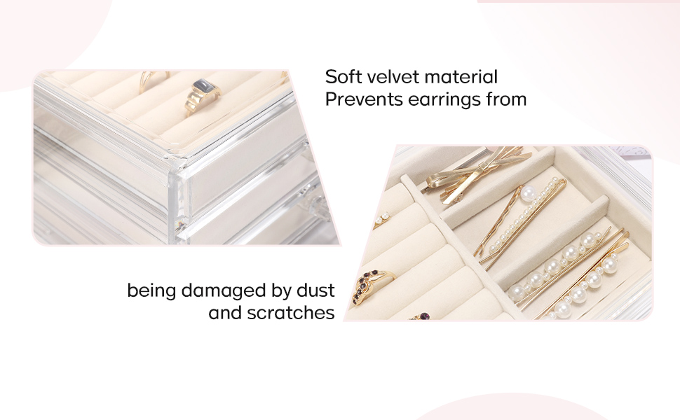 jewelry organizer jewelry box clear jewelry organizer clear jewelry box acrylic jewelry box