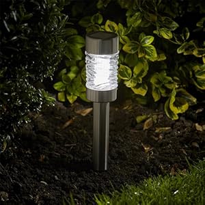 4 Pack Solar Powered Super Bright Wave Stake