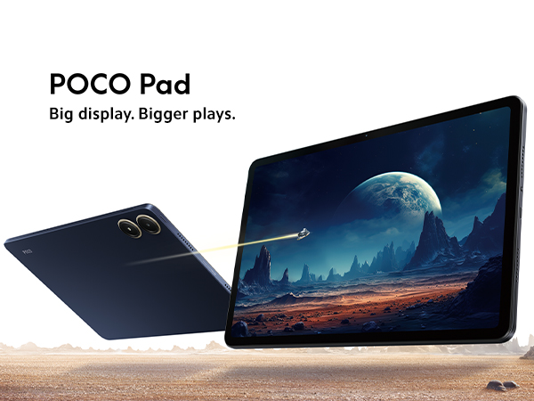 おまけ有り POCO Pad 8GB RAM 256GB ROM グレー＆カバー POCO Pad Gray (8GB Ram+256GB Rom) - Linxia