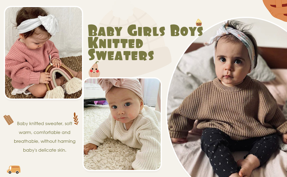 Baby fall winter chunky sweater