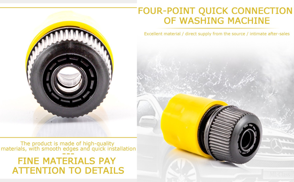 portable pressure washer parts connector combo
