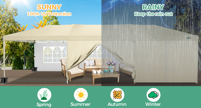 COBIZI 10×30 PARTY TENT (khaki,10*30ft