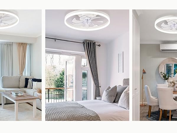 modern ceiling fan with light for living room