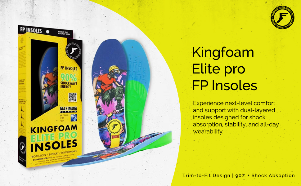 FOOTPRINT INSOLE FP INSOLES エリートハイPRO　最強 FP Insoles Kingfoam Orthotic Fluidx Pro Online | FP Footwear