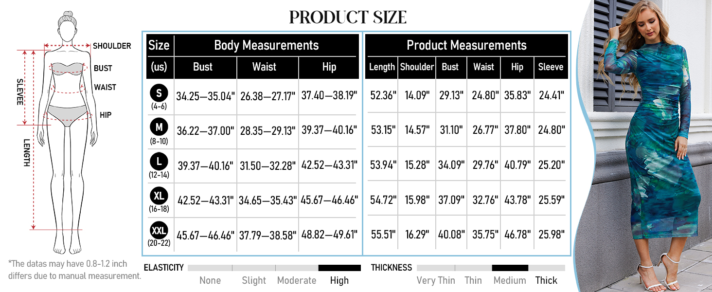 MEROKEETY Slimming Dressy Dresses for Curvy Women