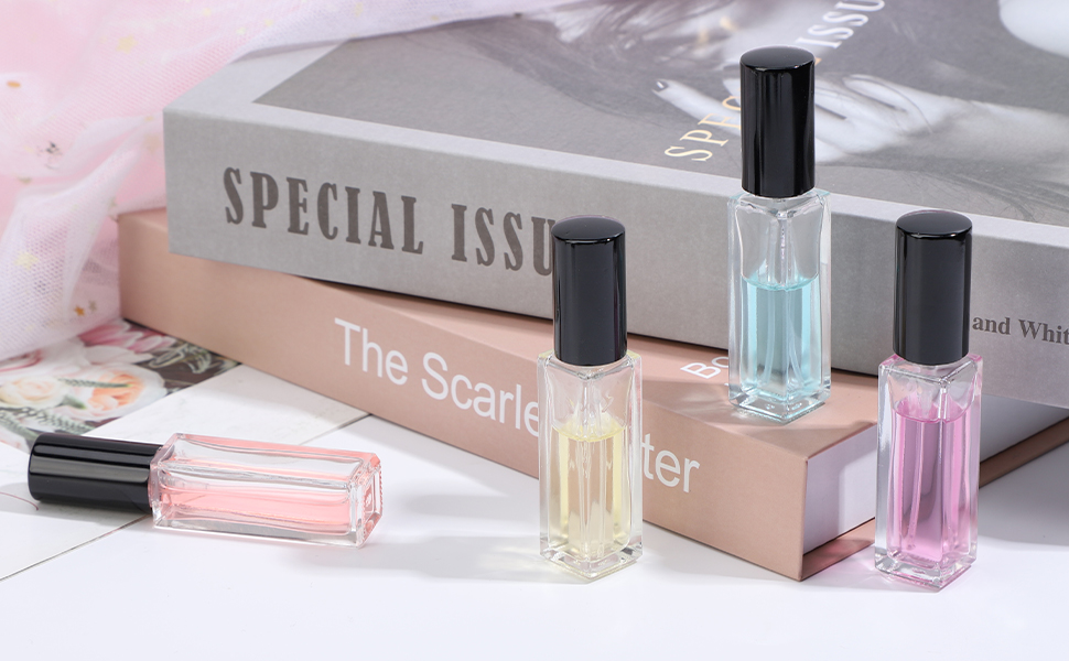 Amazon.com: Segbeauty Mini Perfume Spray Bottles, 5 Set of 10ML Clear ...