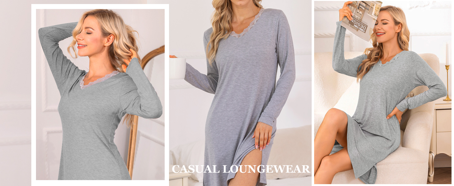 sexy lace nightshirts