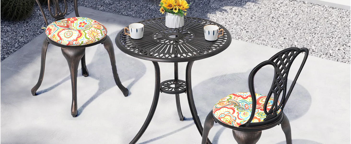 Outdoor Bistro Chair Cushion