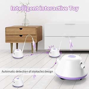 Juguete interactivo inteligente apto para gato