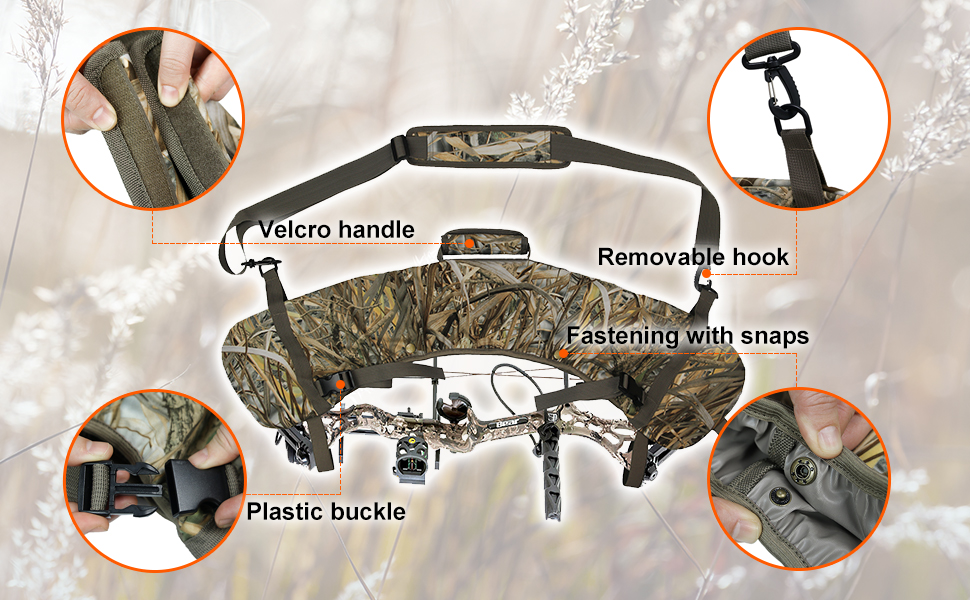 MYDAYS Compound Bow Sling,Neoprene Archery Bow Carrier