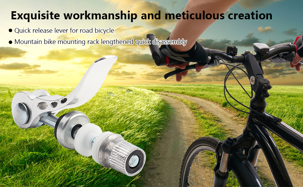 VGEBY Bike Quick Release Skrewer, Cycling Seatpost Seat