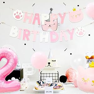 Amazon | [LaVenty] 誕生日 バルーン 2歳 誕生日 飾り付け 数字2