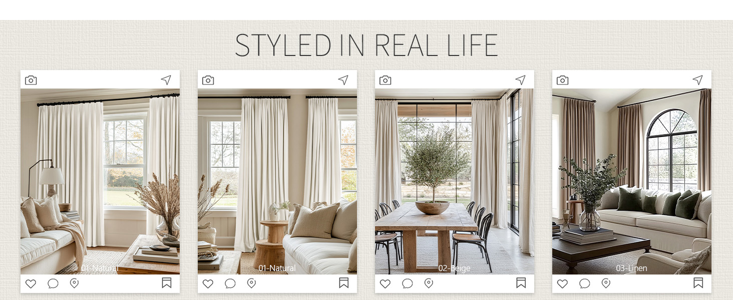 pleated curtains