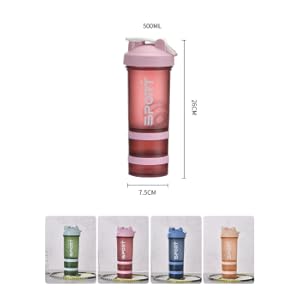 Auslaufsichere Kappen-Cups für perfekte Fitness Workout Partner Cup Sport Supplement auslaufsicher Laufen