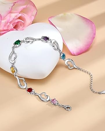 Bracelets Cubic Zirconia Sterling Silver Stars 