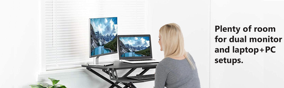 ENOUGH SPACE FOR 1 OR 2 MONITORS