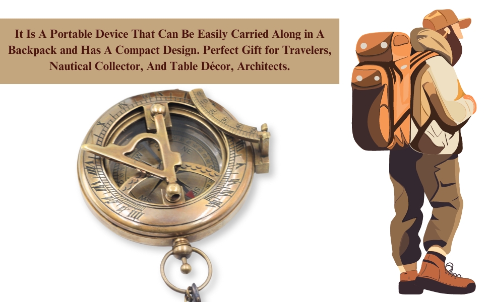 Be Strong Sundial Compass - first communion gifts for boys