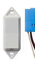 Wireless Switch Kit, Decora Style Switch, No Wire Light Control Kit