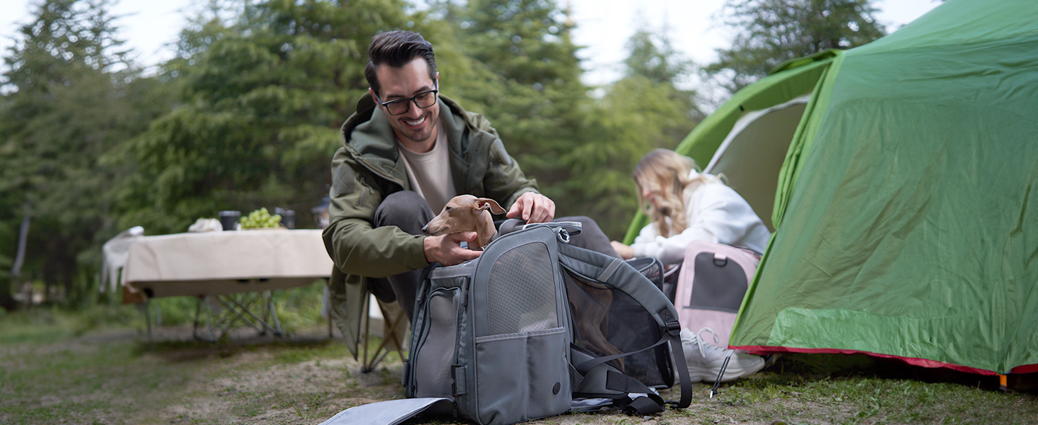 Wildgogo Pet Carrier Fits up to 13lbs Cat &amp; 11lbs Medium Dog