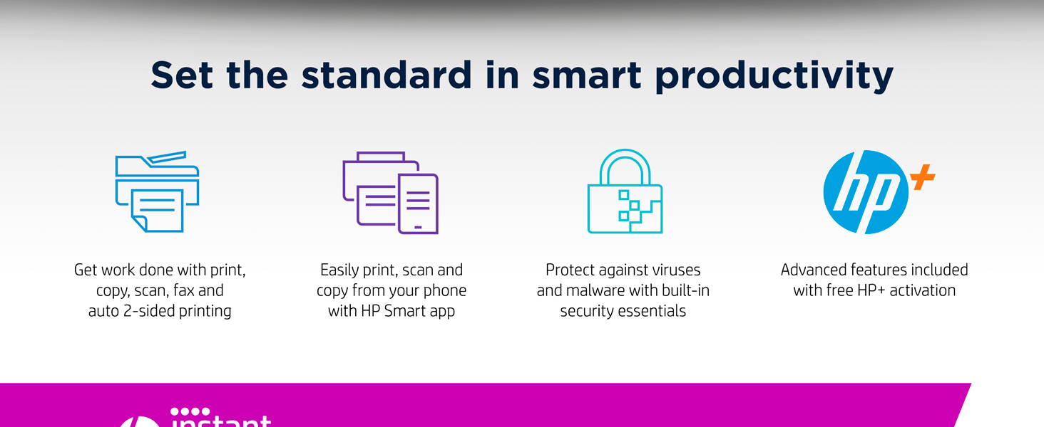 officejet pro 8034e all in one printer mobile printing fax security