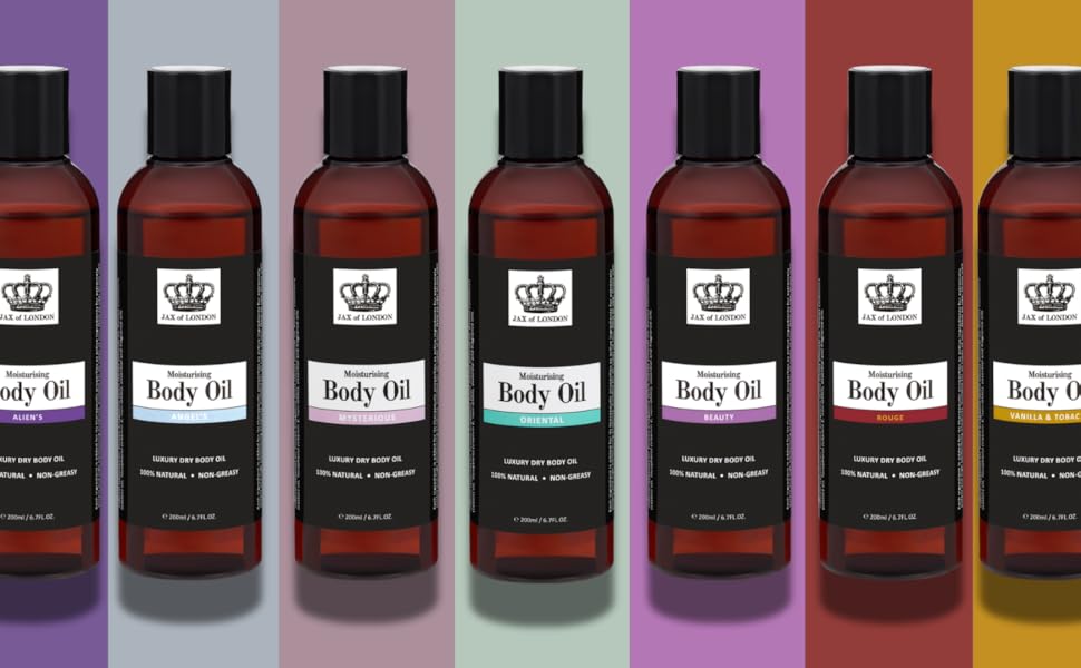 Jax of London Collection of EDP inspired fragrances