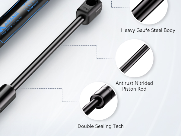 Amazon.com: ARANA Gas Struts 20 inch 15 Lbs, SX200P1-11-DC