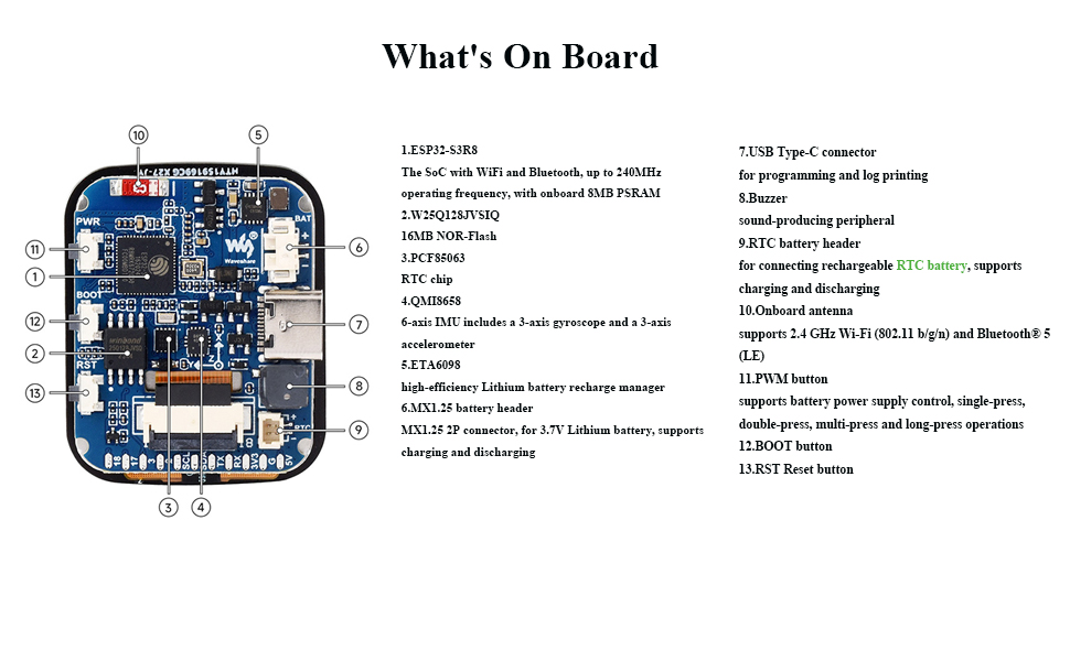 ESP32-S3-Touch-LCD-1.69