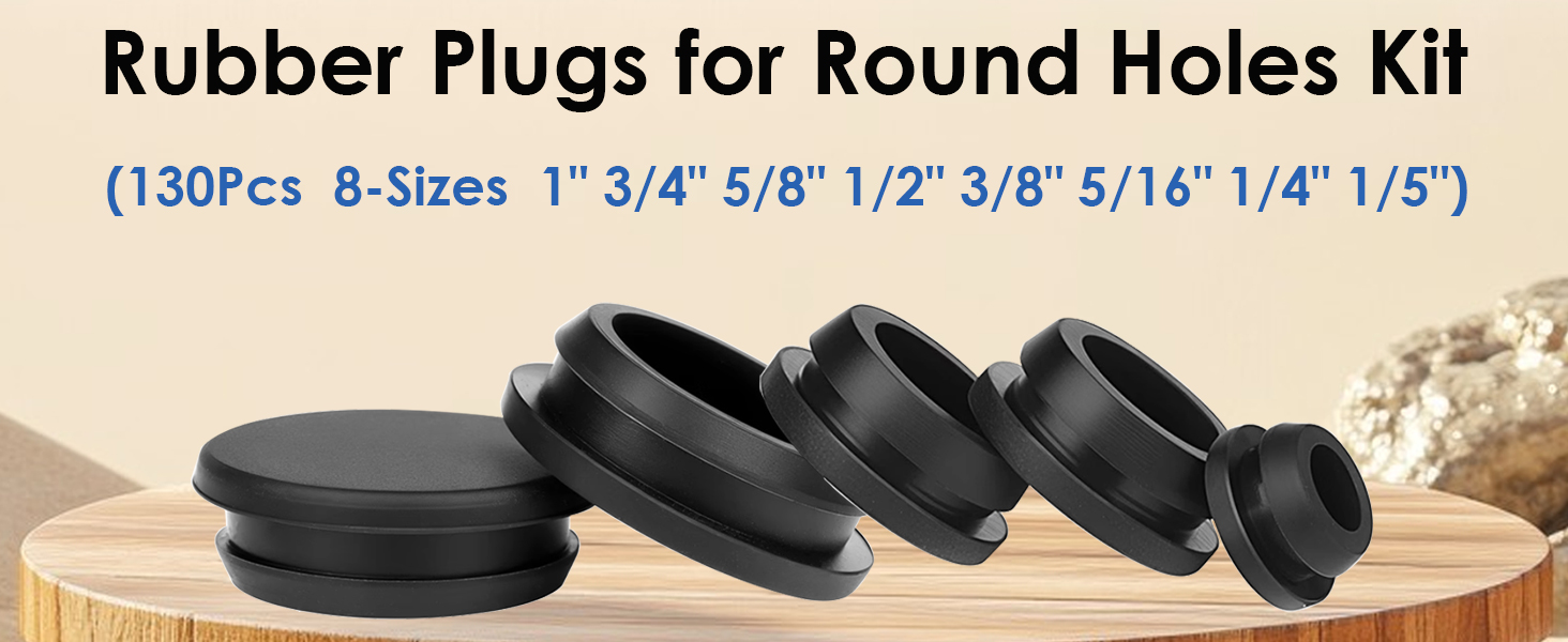 Rubber Plugs for Round Holes