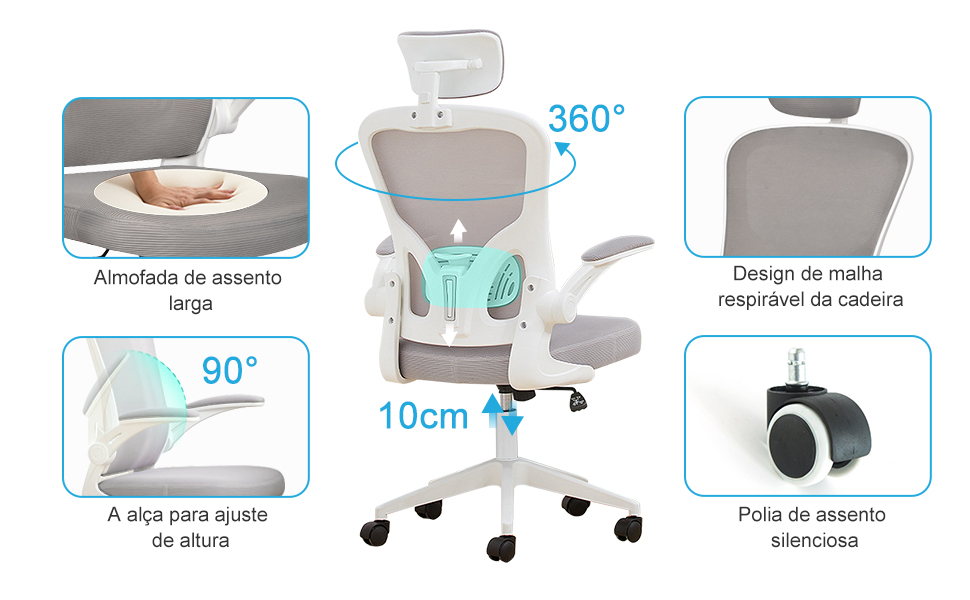 cadeira de ergonomica escritorio